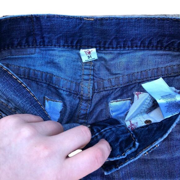 True Religion Jeans Size 31 SKINNY Blue - Picture 7 of 10